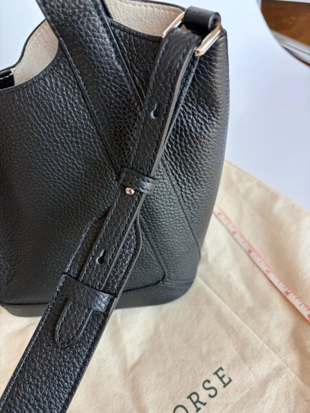 The Horse Alexie Tote in Black EUC